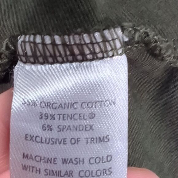 Toad&Co Dress Womens Large Green MizDress Knee Length 3/4 Sleeves Dark Green - Picture 7 of 12